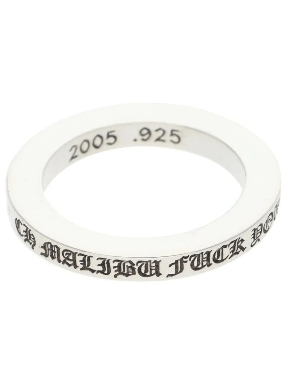 Chrome Hearts Spacer Limited Malibu Silver Ring